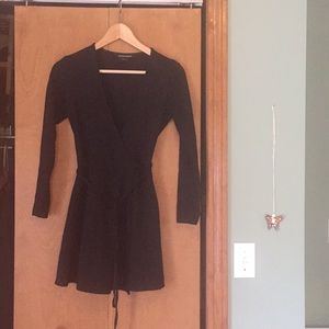 American apparel ponte wrap dress XS